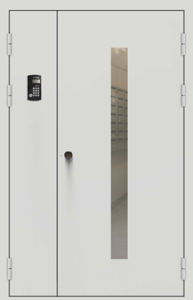 Подъездная дверь 5 Ral 5013