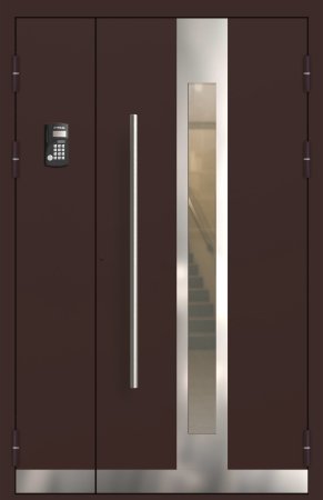 Подъездная дверь 7 Ral 8017