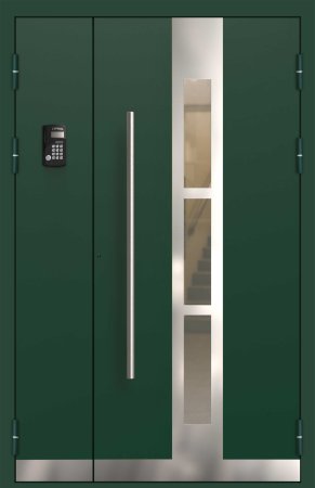 Подъездная дверь 8 Ral 6005