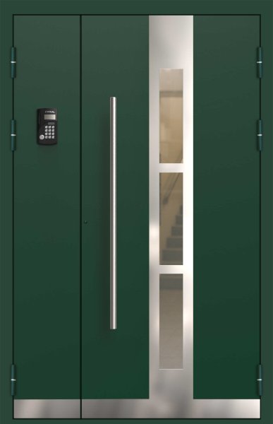 Подъездная дверь 8 Ral 6005