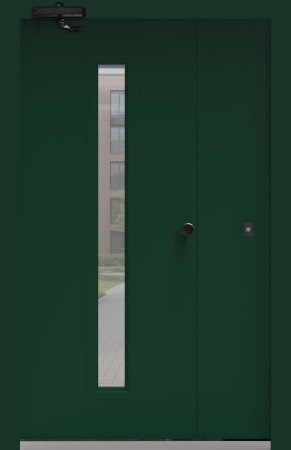 Подъездная дверь 5 Ral 6000