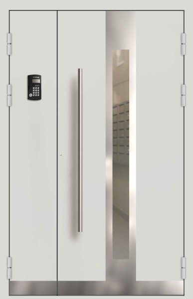 Подъездная дверь 7 Ral 5013