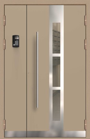 Подъездная дверь 8 Ral 1035