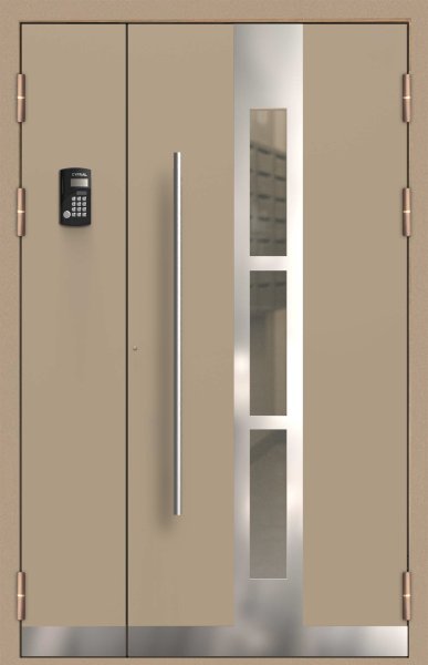 Подъездная дверь 8 Ral 1035