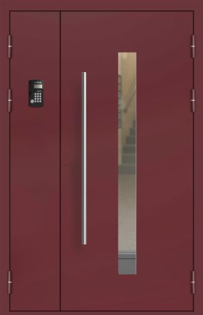 Подъездная дверь 6 Ral 3005