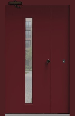 Подъездная дверь 5 Ral 3003