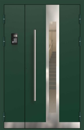 Подъездная дверь 7 Ral 6005