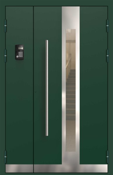 Подъездная дверь 7 Ral 6005