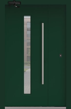 Подъездная дверь 8 Ral 6000