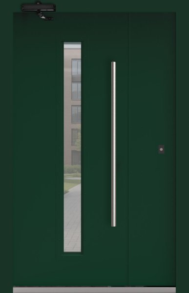 Подъездная дверь 6 Ral 6005