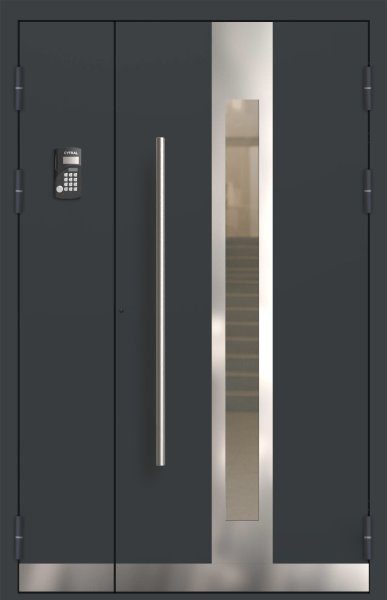 Подъездная дверь 7 Ral 7016