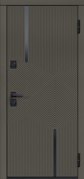 Входная дверь Графит