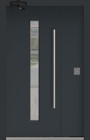 Подъездная дверь 8 Ral 7016