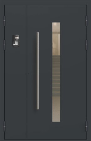 Подъездная дверь 6 Ral 7016