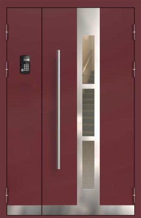 Подъездная дверь 8 Ral 3005