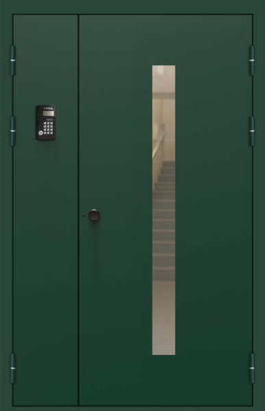 Подъездная дверь 5 Ral 6005