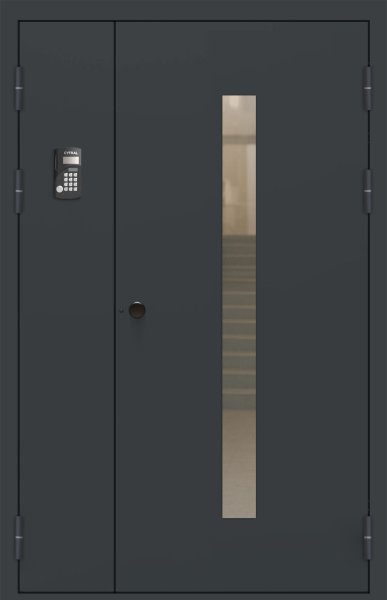 Подъездная дверь 5 Ral 7016