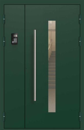 Подъездная дверь 6 Ral 6005