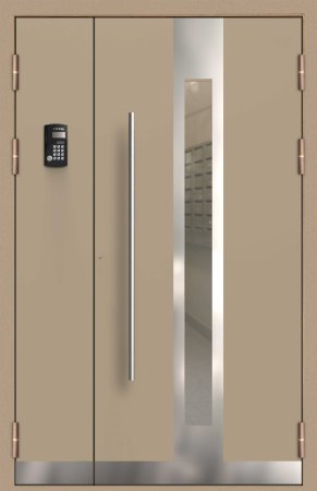 Подъездная дверь 7 Ral 1035