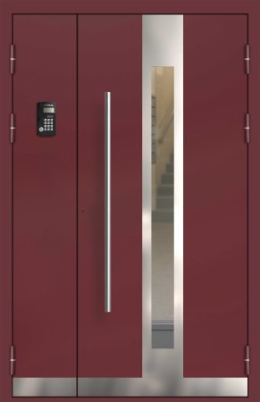 Подъездная дверь 7 Ral 3005