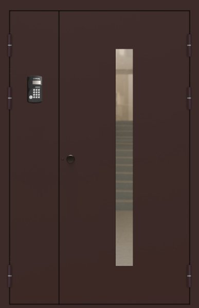 Подъездная дверь 5 Ral 8017