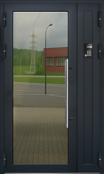 Подъездная дверь 9 Ral 7016